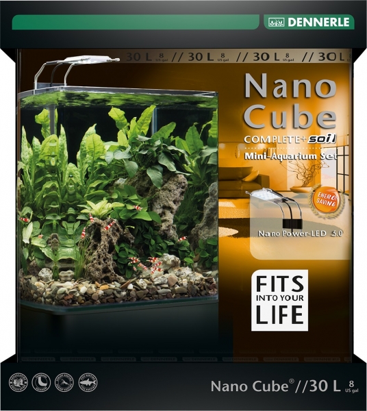 DENNERLE NanoCube Complete+ SOIL mit Power LED 5.0